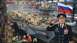 Inside Russia’s Shtorm Yard: How Project 23000 Next-Gen Aircraft Carrier Is Made (Full Process)