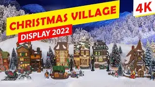 [4K] 🎄 The Christmas Village display 2022. Dickens' Village, Department 56