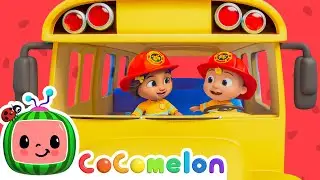Wheels on the Rescue Bus | CoComelon Nursery Rhymes | Vehicles For Kids | Toddler Learning Kids Song