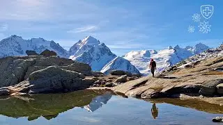 Golden autumn and glacier views, Fuorcla Surlej to Pontresina hike (2025/10/12)