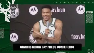 Giannis Antetokounmpo Full Media Day Interview