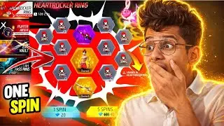 NEW HEARTROCKER RING EVENT FREE FIRE SPIN 🤩 | FF NEW EVENT TODAY | FREE FIRE NEW EVENT TODAY 