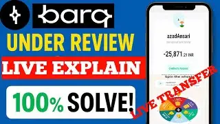 Barq International Transfer | Under Review & In Progress Problem Solved 2025/You guys can see