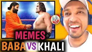 Baba Ramdev vs Khali Memes Are Too Funny