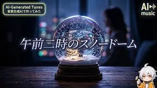午前二時のスノードーム【音楽生成AIで作ってみた】＃1791 #RnBBallad