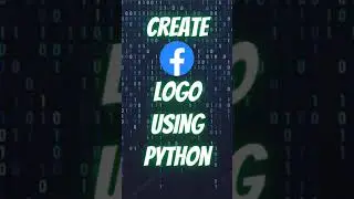 Facebook Logo using Python Turtle 