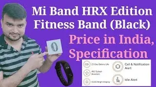 Mi | Band | DSNTECHNICAL HRX Edition Fitness Band (Black) | Price India | Specification
