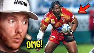 AMERICAN reacts to SUPERHUMAN Rugby Moments!