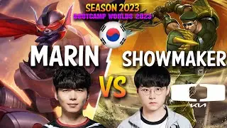 MaRin RUMBLE vs DK Showmaker GAREN Top - Patch 13.21 KR Ranked