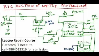RTC Circuit in Laptop Motherboard , How to solve Laptop Dead Problem #laptoprepairingcourse
