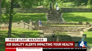 Air quality alerts impacting your health