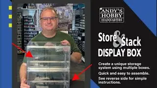 Introducing the New Store and Stack Acrylic Display Cases from Andy's HHQ