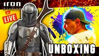 The Mandalorian Iron Studios Live Statue Unboxing