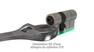 Cylindre de s&eacute;curit&eacute; T70   Fran&ccedil;ais   Protection antieffraction double 720p