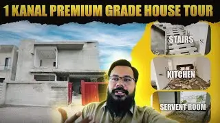 How We Built a 1 Kanal Premium Grade House in AWT Lahore | Grey Structure by SHELTERS