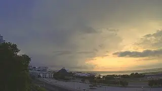 Tuesday evening weather time lapse for August 21, 2018