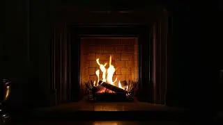 Midnight Firelight | Dark Fireplace Ambience for Sleep, Calm & Focus (3 Hours)