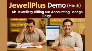 JewellPlus Demo (Hindi) | Jewellery Shop Billing, Accounting & CRM Software Full Overview
