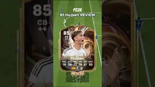85 Huijsen Review in FC 26, im gonna keep Milit&atilde;o🤓#shorts #short #fc26 #eafc26 #sbc #huijsen #fifa