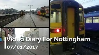 Ricster Diaries Episode 1 -  Nottingham & Trams | 07/01/2017