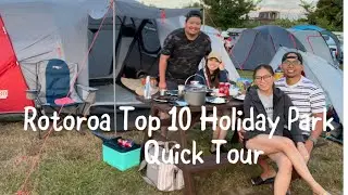 Tasman Holiday Park Rotoroa Quick Tour /Camping in NZ