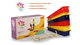 Introducing Step-On-It! by PlayVerse Toys - Improve Balance and Coordination, For Children Aged 3+