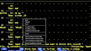 FilePro - Chapter 5 - Define Processing @key