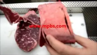 Butcher Boy 210A Horizontal Portion Slicer   Philly Cheesesteak Demo