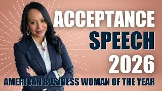 J Franco MBA MCM 2026 American Business Woman acceptance speech at NWLC