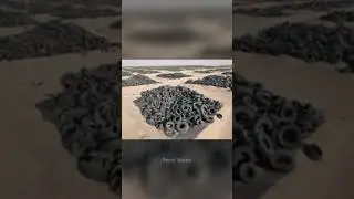 World's Biggest Tyre Graveyard | #shorts #shortsviral