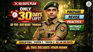 AP FBO MAINS & Thanedar Exam Success Strategy | Preparation Plan & Revision #appsc #apnews #fbo #abo