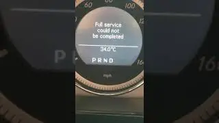 How to Reset W212 Service Message Mercedes Benz