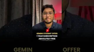 Google Gemini Student Offer Free For 1 Year