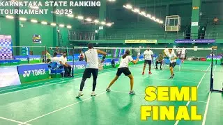 PRAKASH RAJ/KARNIKA SREE vs ASITH SURYA/AMRUTHA || SemiFinal - Karnataka State Ranking 2025