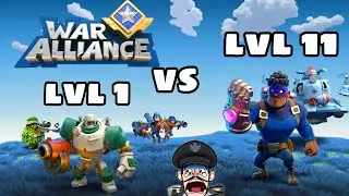 War Alliance - LVL 1 VS LVL 11