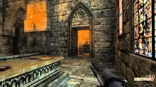 RTCW secrets walkthrough - Mission 7: The Defiled Church [HD]