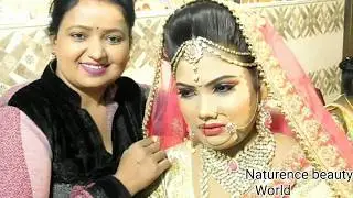 Dusky skin bridal makeup 2 ,
2017 { Hindi }