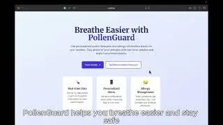 PollenGuard &ndash; Real-Time Pollen & Air Quality Tracker | IngeniumSTEM Spring Hacks 1.0