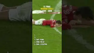 CL Final Goals 2005&ndash;2009