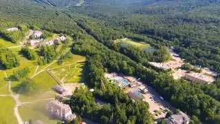 Smugglers Notch Resort from the Air