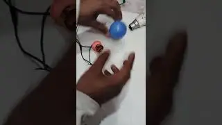 fan capacitor led Bulb testing experiment