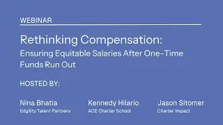 Rethinking Compensation  Ensuring Equitable Salaries After One Time Funds Run Out