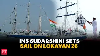 Indian Navy&rsquo;s sail training ship Sudarshini begins 10-month global voyage of 22,000 nautical miles