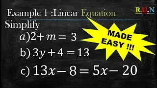 Linear Equation |one unknown| NSSC