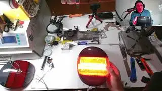 LIVE DO CANAL CUSTOMLED LANTERNA LED DO FUSCA FAFA tricolor FAFA