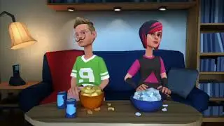 how to learn English conversation on TV with paner