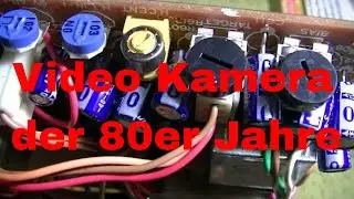 Videokamera mit Vidicon Bildaufnahme Röhre - eflose #940
