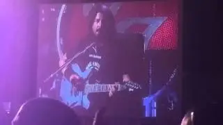 Dave Grohl and his throne!