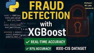 Build a Fraud Detection with XGBoost in Python | ML FinTech Project for Beginners