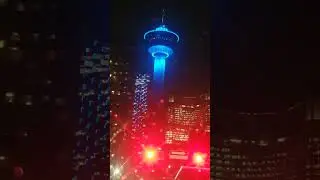 Calgary Tower at night...beautiful